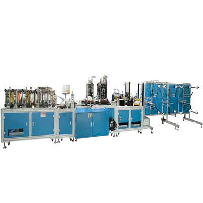 Automatic KN95 Face Mask Making Machine 80 Pcs/Min Non Woven Fabrics Material