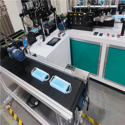 220V Elastic Band Mask Machine 180pcs/Min Face Mask Production Equipment