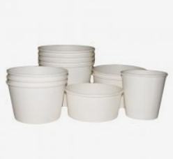 ramen paper bowls microwave rectangular paper cup bowl machine paper salad bowl for poke